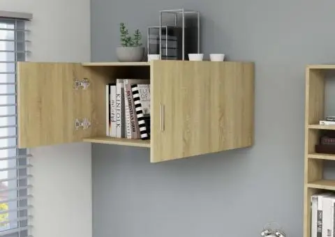 Dulap montat pe perete stejar Sonoma 80x39x40cm lemn prelucrat - 3/5