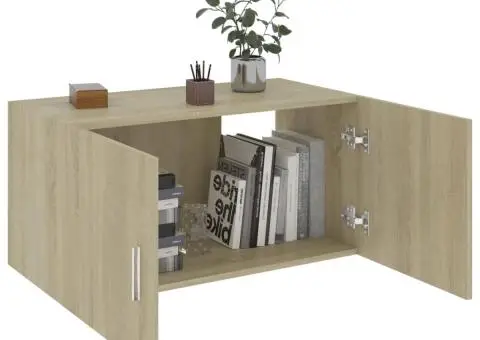 Dulap montat pe perete stejar Sonoma 80x39x40cm lemn prelucrat - 5/5