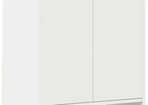 Dulap de baie, alb, 60x33x61 cm, lemn prelucrat - 2/5