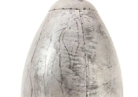 Lampă suspendată industrială 25 W, argintiu, 32 cm, E27, rotund - 1/5