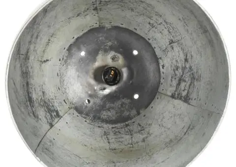 Lampă suspendată industrială 25 W, argintiu, 32 cm, E27, rotund - 5/5