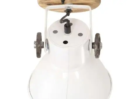 Lămpi de perete/tavan industriale, alb, 2 buc., 20x25 cm, E27 - 5/5