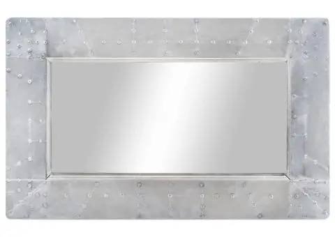 Oglindă, design aviator, 80x50 cm, metal - 4/5