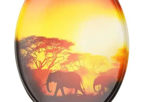 Colac WC cu capac, MDF, design savană - 5/5