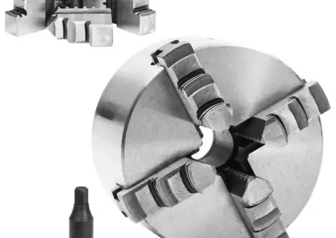 Mandrină de strung cu 4 fălci, 100 mm, oțel - 2/5