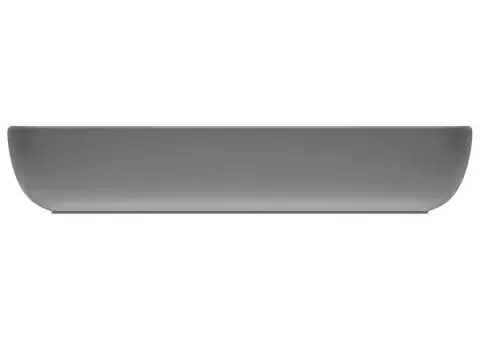 Chiuvetă dreptunghiulară lux gri deschis mat 71x38 cm ceramică - 4/5
