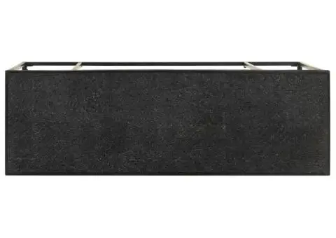 Masă consolă, negru, 110x35x76 cm, lemn masiv acacia și mango - 3/5