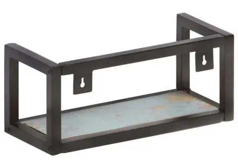 Rafturi de perete, 2 buc., 40 cm, lemn masiv reciclat - 4/5