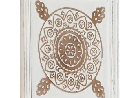 Panouri de perete sculptate manual, 2 buc., 40x40x1,5 cm, MDF - 4/5