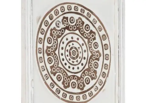 Panouri de perete sculptate manual, 2 buc., 40x40x1,5 cm, MDF - 5/5