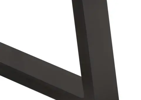 Masă de cafea, muchii naturale, 60x60x40 cm, lemn masiv acacia - 5/5