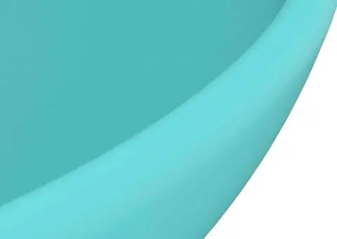 Chiuvetă baie lux verde deschis mat 32,5x14 cm ceramică rotund - 5/5