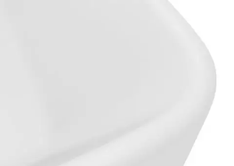 Chiuvetă de baie lux, alb mat, 41x30x12 cm, ceramică - 5/5