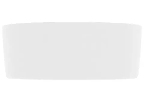 Chiuvetă de baie lux, alb mat, 40 x 15 cm, ceramică, rotund - 4/5