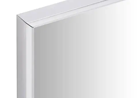 Oglindă, argintiu, 80x60 cm - 4/5