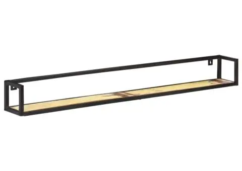 Rafturi de perete, 2 buc., 160 cm, lemn masiv reciclat - 2/5