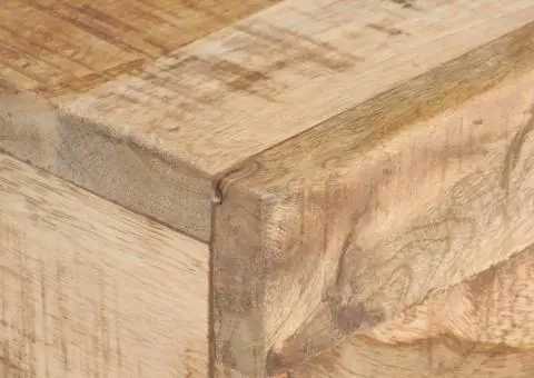 Masă laterală, 40 x 30 x 50 cm, lemn masiv de mango nefinisat - 4/5