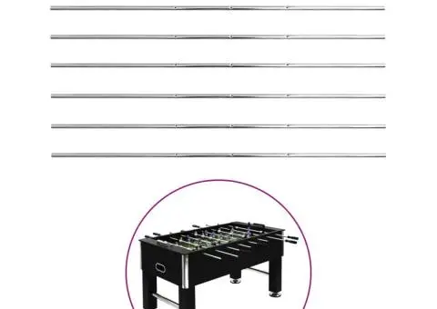 Tije pentru masa de fotbal, 8 buc., 15,9 mm - 1/5