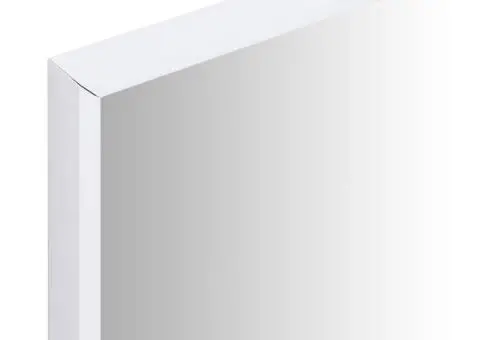 Oglindă, alb, 100x60 cm - 3/5