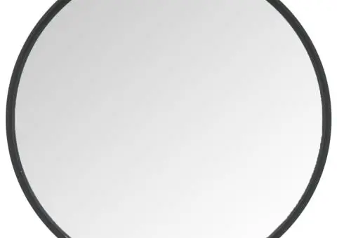 Oglindă de perete, negru, 40 cm - 2/5