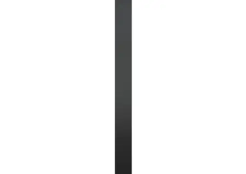 Oglindă de perete, negru, 40 cm - 4/5