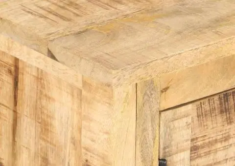 Dulap, 120 x 30 x 76 cm, lemn de mango nefinisat - 4/5