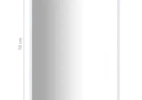 Oglindă, alb, 70x50 cm - 5/5