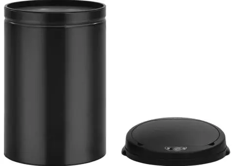 Coș de gunoi automat cu senzor, 30 L, negru, oțel carbon - 4/5