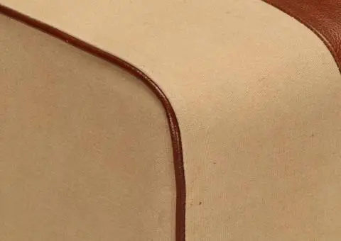 Bancă Bok gimnastică maro 38 cm piele naturală/lemn masiv mango - 5/5