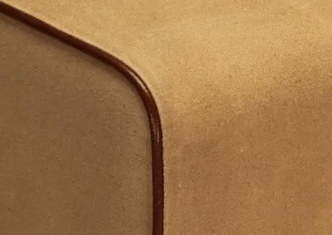 Bancă Bok gimnastică maro 58cm piele naturală/lemn masiv mango - 5/5