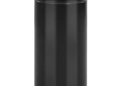 Coș de gunoi automat cu senzor, 70 L, negru, oțel carbon - 2/5