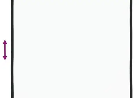 Ecran de proiecție 67" 1: 1 - 4/5