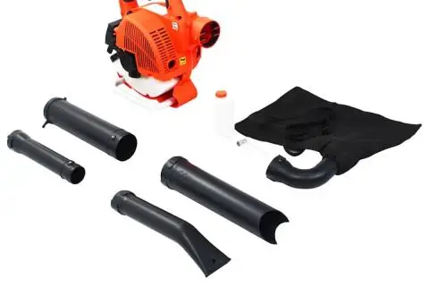 Suflantă de frunze 3-în-1 cu benzină 26 cc, portocaliu - 2/5