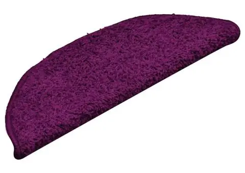 Covorașe pentru trepte scară, 15 buc., roz, 56x17x3 cm - 3/5