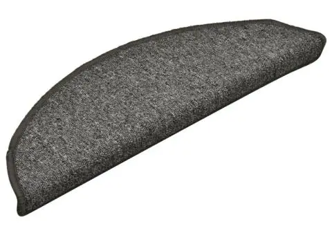 Covorașe pentru trepte scară, 15 buc., gri închis, 56x17x3 cm - 3/5