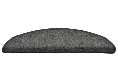 Covorașe pentru trepte scară, 15 buc., gri închis, 56x17x3 cm - 5/5