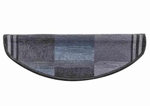 Covorașe scări autoadezive, 15 buc., negru și gri, 65x21x4 cm - 4/5