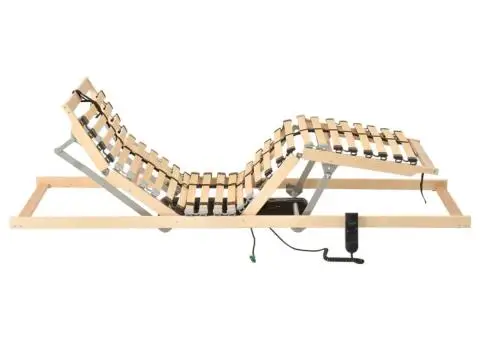 Bază de pat electrică cu șipci, 28 șipci, 7 zone, 90 x 200 cm - 3/5