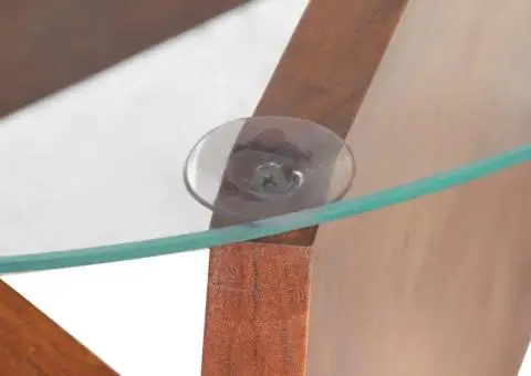 Măsuță de cafea, 60 cm, lemn masiv de acacia - 3/5