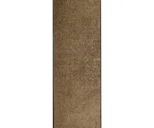 vidaXL Covoraș de ușă lavabil, maro, 60 x 180 cm