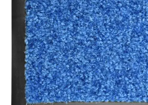 Covoraș de ușă lavabil, albastru, 60 x 90 cm - 5/5