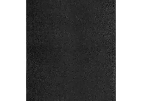 Covoraș de ușă lavabil, negru, 120 x 180 cm - 1/5