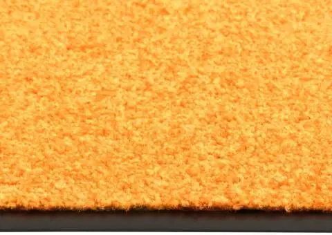 Covoraș de ușă lavabil portocaliu 90x120 cm - 3/5