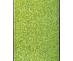 vidaXL Covoraș de ușă lavabil, verde, 60 x 90 cm
