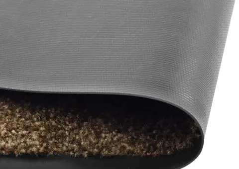 Covoraș de ușă lavabil, maro, 90x150 cm - 2/5