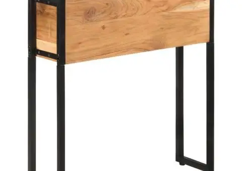 Jardinieră, 60 x 20 x 68 cm, lemn masiv de acacia - 1/5