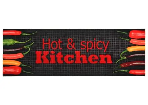 Covoraș de bucătărie lavabil, model Hot & Spicy, 60 x 180 cm - 2/5