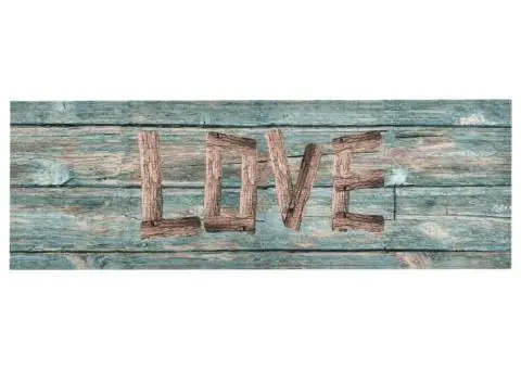 Covoraș de bucătărie, lavabil, Love, 60 x 180 cm - 2/5