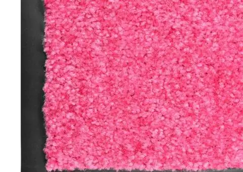 Covoraș de ușă lavabil, roz, 90 x 150 cm - 3/5