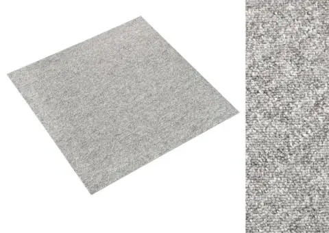 Plăci de pardoseală, 20 buc., gri deschis, 50 x 50 cm, 5 m² - 3/5